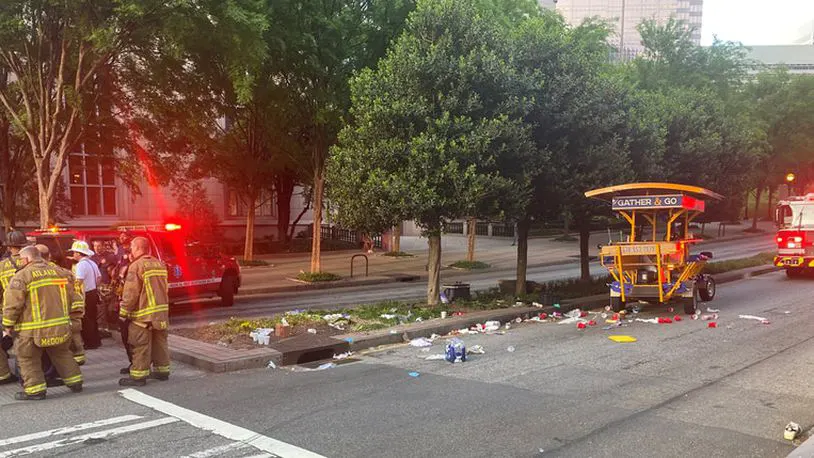 Pedal Pub Injury Midtown Atlanta