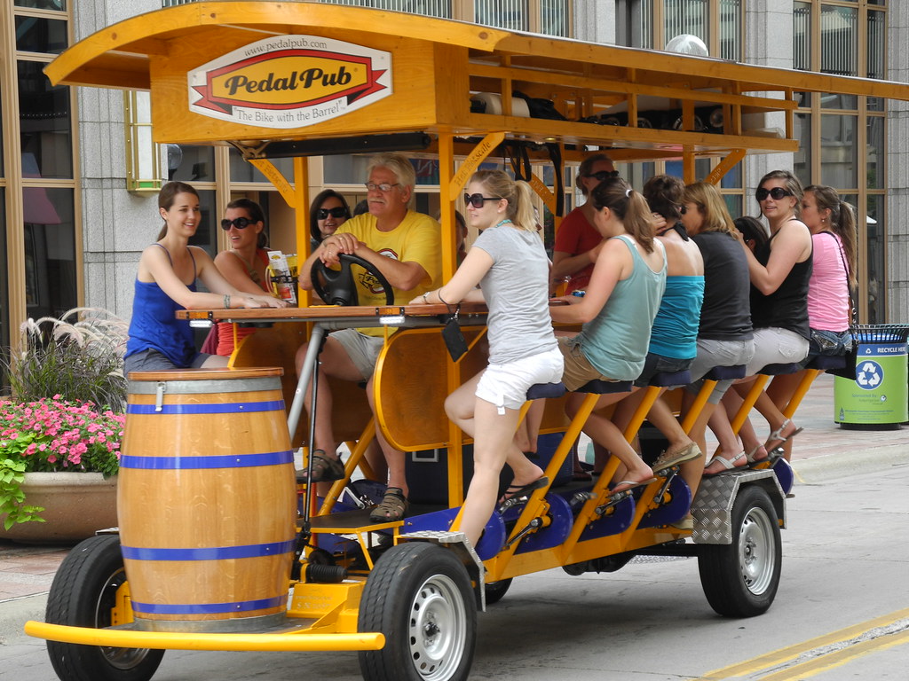Pedal Pub dimensions