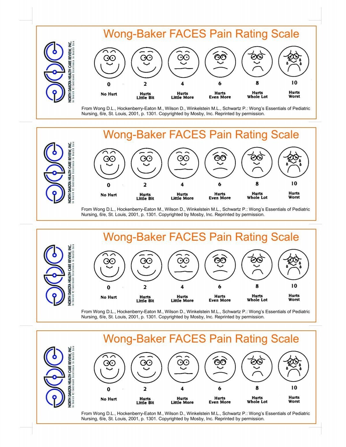 wong pain scale image